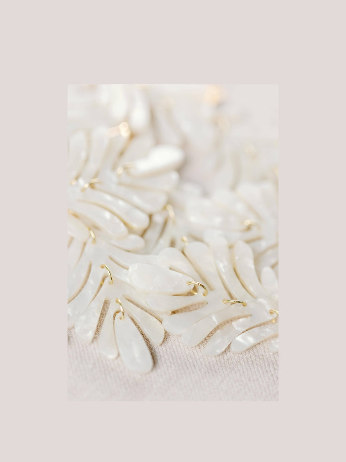 White Petite Palm Drops