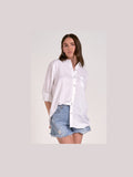 White Soft Tencel Shirt