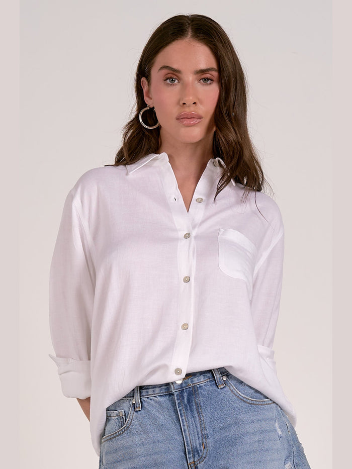 White Soft Tencel Shirt