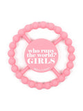 Who Runs the World Happy Teether
