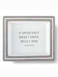 Wise Saying Tray - Build a Door