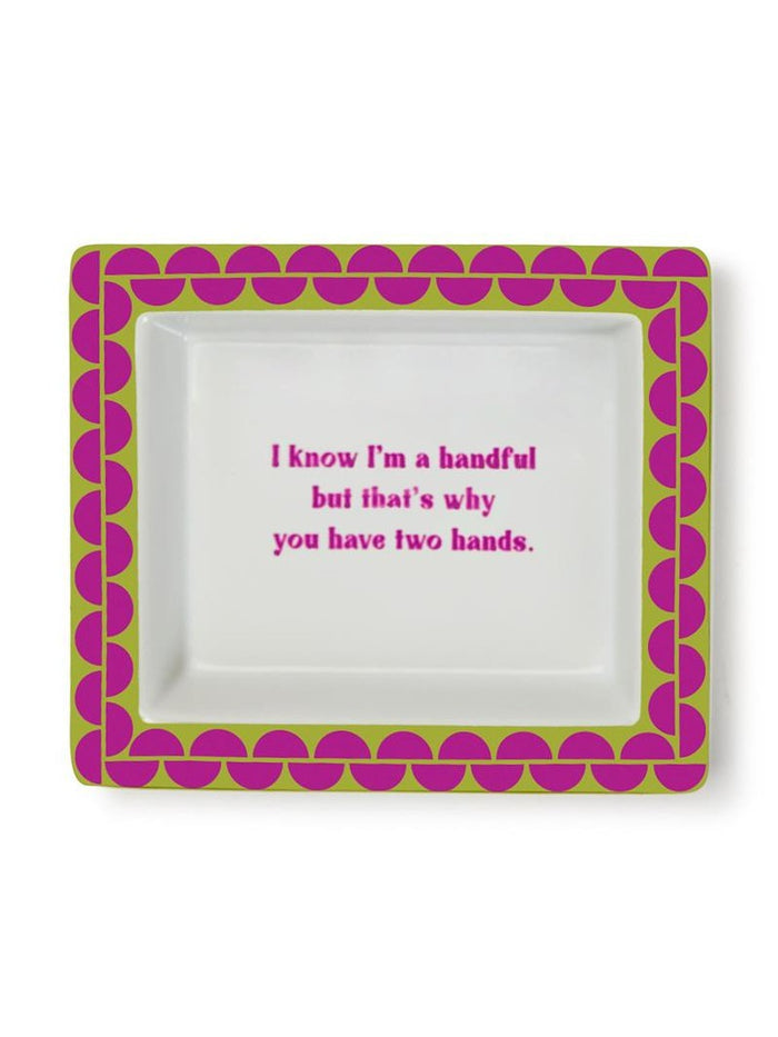 Wise Sayings Porcelain Tray