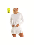 Women's UV 50+ Hype Long Sleeve - WHITE