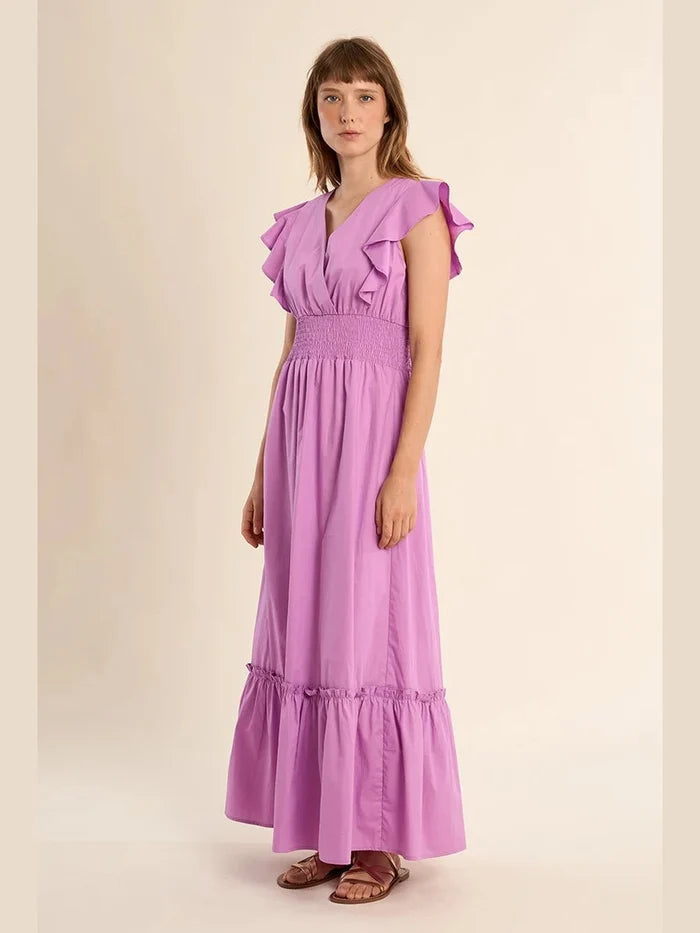 Woven Dress - Lilac