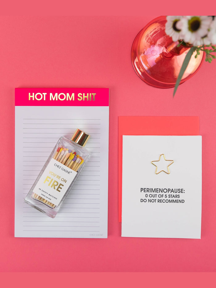 You're on Fire - Glass Bottle Safety Matches - Rainbow/Multi