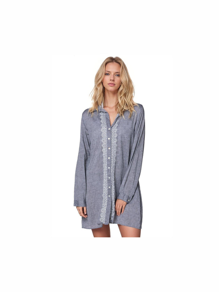 Ziggy Button Down in Chambray