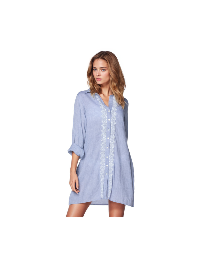 Ziggy Button Down in Chambray